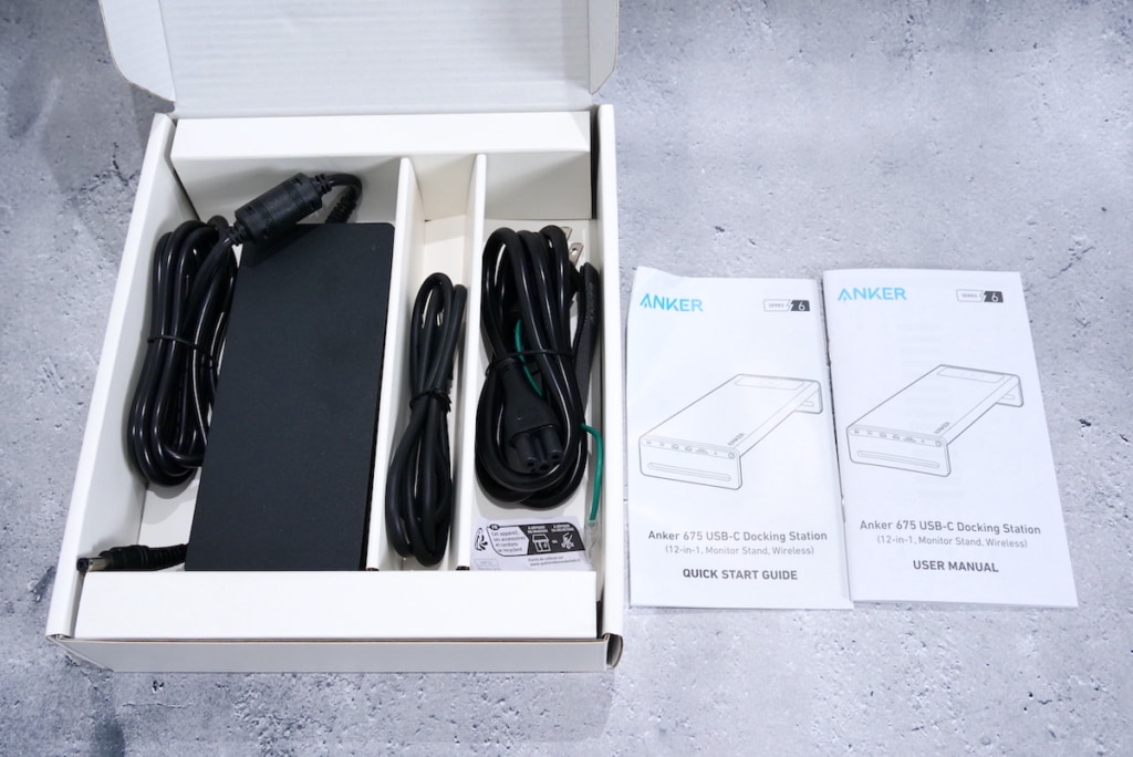 Anker 675の付属品