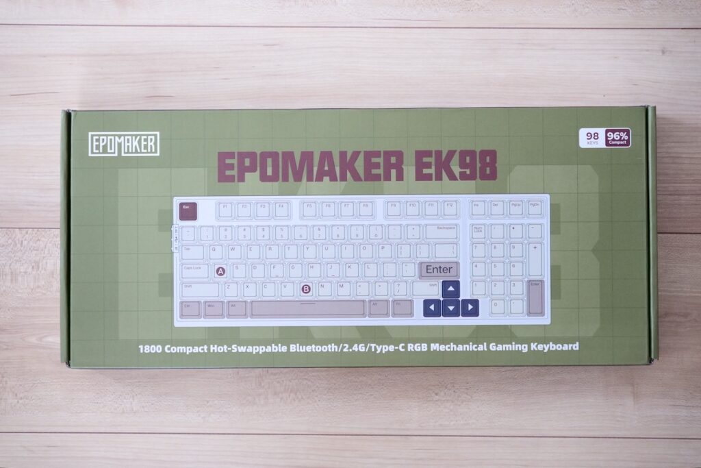 EPOMAKER EK98の外箱