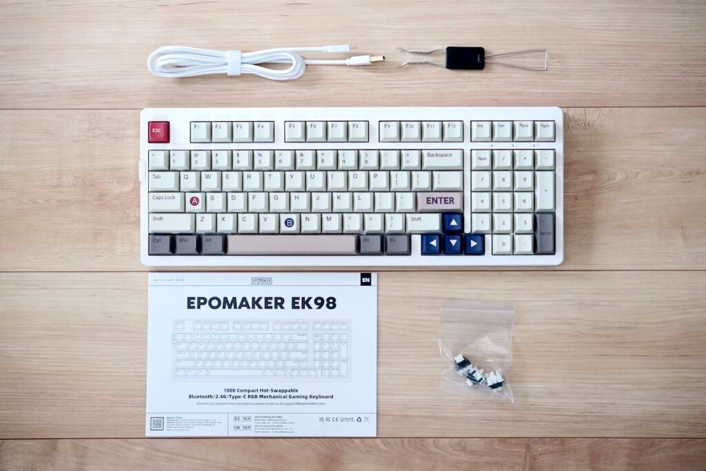 EPOMAKER EK98の付属品